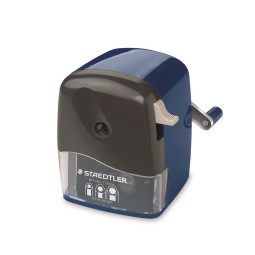 Blyantspidser bordmodel blå